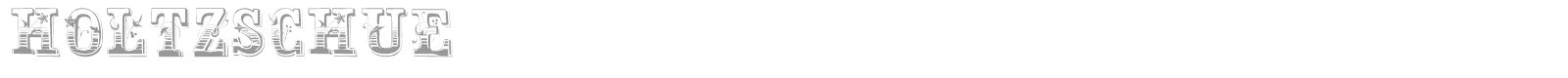Holtzschue Regular font preview